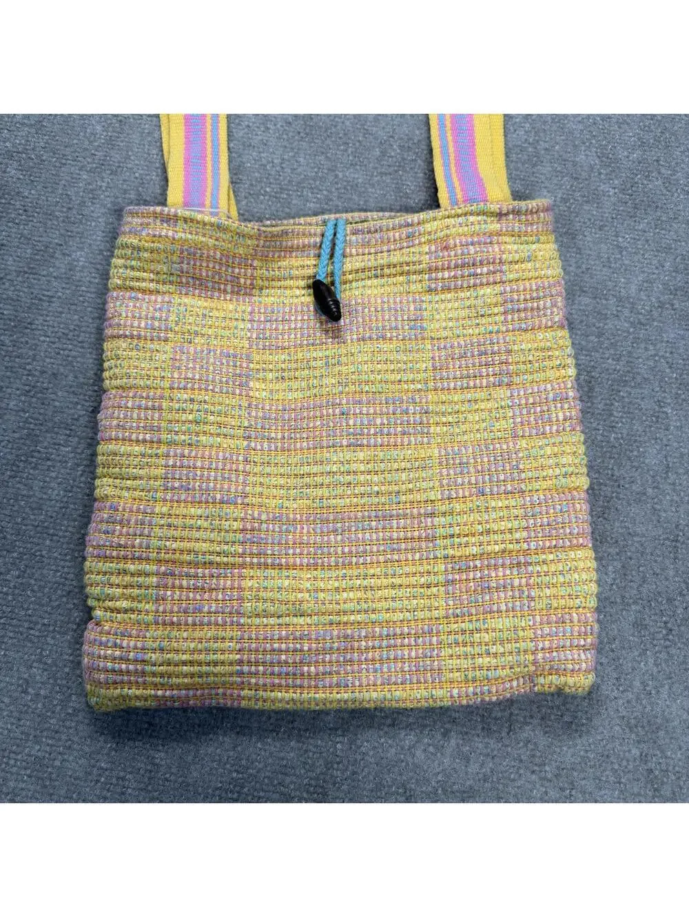 Rainy Day Studio Handwoven Artisan Tote Bag Boho Floral Lined Cottagecore